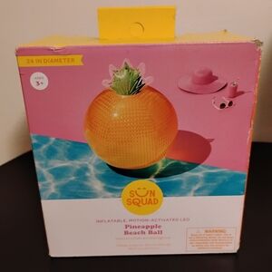 New Pineapple Beach Ball - Orange